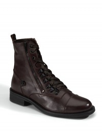 Utility style cap-toe handmade from Italian leather, with lace-up detailing and long, dual zippers.Italian leather upper Lace up and zip closure Leather lining Padded insole Italian leather sole Imported Utility style cap-toe handmade from Italian leather, with lace-up detailing and long, dual zippers.Italian leather upper Lace up and zip closure Leather lining Padded insole Italian leather sole Imported
