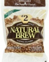 Natural Brew #2 Cone Coffee Filters, Natural Brown Paper, 100-Count Bags (Pack of 8)