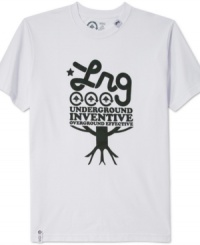 Raise your casual game with this graphic t-shirt from LRG. Raise your casual game with this graphic t-shirt from LRG.