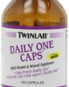 Twinlab Daily One Caps Multi-Vitamin and Multi-Minerals without Iron, 180 Capsules