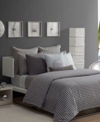 Add luxurious texture to your Lacoste bedding ensemble with this signature European sham. Specially designed in France, it features a box-quilted pattern of silver cloud cotton for a distinct look and feel. Add luxurious texture to your Lacoste bedding ensemble with this signature European sham. Specially designed in France, it features a box-quilted pattern of silver cloud cotton for a distinct look and feel.
