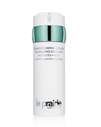 Advanced Marine Biology Revitalizing Emulsion is a multi-purpose, lightweight moisturizer for the face, neck and eye area. This unique formula can be used day and night and offers continuous hydration and nourishment, while providing anti-oxidant protection a key factor in helping to reduce signs of aging. Advanced Marine Biology Revitalizing Emulsion is a multi-purpose, lightweight moisturizer for the face, neck and eye area. This unique formula can be used day and night and offers continuous hydration and nourishment, while providing anti-oxidant protection a key factor in helping to reduce signs of aging.