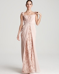 Mignon Gown - Rosette Embellishment Mignon Gown - Rosette Embellishment