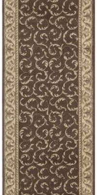 Nourison Zanibar Large Scroll Brown 3.6-Feet by 5.6-Feet Polyacrylic Area Rug Nourison Zanibar Large Scroll Brown 3.6-Feet by 5.6-Feet Polyacrylic Area Rug