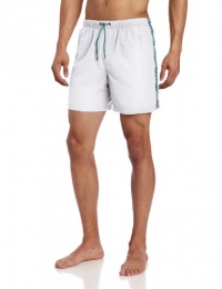 Emporio Armani Men's Bidning Logo Microfiber Volley Short Emporio Armani Men's Bidning Logo Microfiber Volley Short
