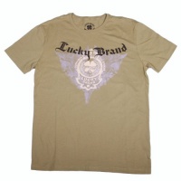 Lucky Brand Mens Green 'Outranks All Others' T-Shirt Lucky Brand Mens Green 'Outranks All Others' T-Shirt