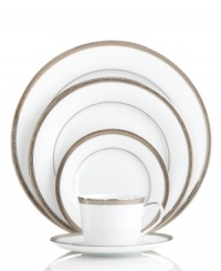 The sophisticated platinum accents of the Charter Club Grand Buffet Platinum place settings collection add sparkle to your tabletop. This shimmering place setting gives every occasion an extra special glow. The sophisticated platinum accents of the Charter Club Grand Buffet Platinum place settings collection add sparkle to your tabletop. This shimmering place setting gives every occasion an extra special glow.
