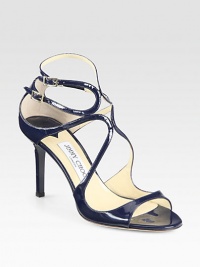 Iconic silhouette crafted in Italy of luxurious patent leather for a look that truly shines. Lacquered heel, 3½ (90mm)Patent leather upperAdjustable ankle strapsLeather lining and solePadded insoleMade in Italy Iconic silhouette crafted in Italy of luxurious patent leather for a look that truly shines. Lacquered heel, 3½ (90mm)Patent leather upperAdjustable ankle strapsLeather lining and solePadded insoleMade in Italy