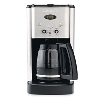 This coffee maker makes a bold statement with a brushed metal finish and an elegant tech-industrial design. It's programmable from start to finish, with a variable heater plate for temperature control. It even tells you when it's time to decalcify. The Brew Pause feature lets you enjoy a cup of coffee before brewing has finished-just grab the ergonomic handle and pour using the dripless spout. The gold-tone metal filter eliminates the need to buy paper filters. Model# DCC-1200. Manufacturer's limited 3-year warranty. This coffee maker makes a bold statement with a brushed metal finish and an elegant tech-industrial design. It's programmable from start to finish, with a variable heater plate for temperature control. It even tells you when it's time to decalcify. The Brew Pause feature lets you enjoy a cup of coffee before brewing has finished-just grab the ergonomic handle and pour using the dripless spout. The gold-tone metal filter eliminates the need to buy paper filters. Model# DCC-1200. Manufacturer's limited 3-year warranty.