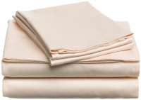 Pinzon Hemstitch 400-Thread-Count 100 Percent Egyptian Cotton Full Sheet Set, Blush Pinzon Hemstitch 400-Thread-Count 100 Percent Egyptian Cotton Full Sheet Set, Blush