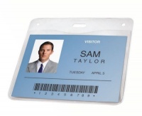 GBC BadgeMates Horizontal ID Badge Holder, 4 x 3 Inches, Clear, 25 Holders per Pack (3747472) GBC BadgeMates Horizontal ID Badge Holder, 4 x 3 Inches, Clear, 25 Holders per Pack (3747472)