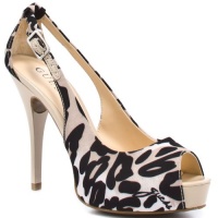 Guess Women's Hondo4 Peep-Toe Pump,White Fabric,6.5 M US Guess Women's Hondo4 Peep-Toe Pump,White Fabric,6.5 M US