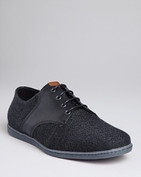 Dapper defined, the Mulligan shoe features zig zag woven wool design embellished with leather detailing for a touch of shine. Dapper defined, the Mulligan shoe features zig zag woven wool design embellished with leather detailing for a touch of shine.