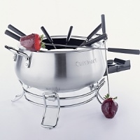 There's nothing quite as decadent as a fondue pot simmering with cheese or chocolate. Invite friends - this brushed stainless steel electric fondue pot is elegant enough for a party and comes with eight fondue forks. The thermostat adjusts to a wide range of temperature settings. Model# CFO-3SS. Manufacturer's limited 3-year warranty. There's nothing quite as decadent as a fondue pot simmering with cheese or chocolate. Invite friends - this brushed stainless steel electric fondue pot is elegant enough for a party and comes with eight fondue forks. The thermostat adjusts to a wide range of temperature settings. Model# CFO-3SS. Manufacturer's limited 3-year warranty.