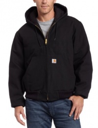 Carhartt Men's Big & Tall Duck Active Jac - Quilted Flannel Lined Carhartt Men's Big & Tall Duck Active Jac - Quilted Flannel Lined