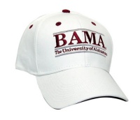 Alabama Crimson Tide BAMA The Game Classic Bar Adjustable Cap with Mascot Name Alabama Crimson Tide BAMA The Game Classic Bar Adjustable Cap with Mascot Name