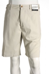 Geoffrey Beene Solid Stone Flat Front Walking Shorts Geoffrey Beene Solid Stone Flat Front Walking Shorts