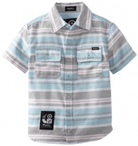 LRG - Kids Boys 2-7 Little Homesteader YD Stripe Woven Shirt, Crystal Blue, 6 LRG - Kids Boys 2-7 Little Homesteader YD Stripe Woven Shirt, Crystal Blue, 6