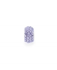 Purple craze: Lavender Swarovski Elements encrust this chic clay bead. Donatella is a playful collection of charm bracelets and necklaces that can be personalized to suit your style! Available exclusively at Macy's. Purple craze: Lavender Swarovski Elements encrust this chic clay bead. Donatella is a playful collection of charm bracelets and necklaces that can be personalized to suit your style! Available exclusively at Macy's.