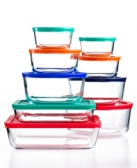 Totally stored. Rearrange & rethink your space with the durable, dependable and fresh-keeping promise of Pyrex. With a size & a shape for every kind of prep and leftover, this collection makes it easy to move from oven to microwave to dishwasher to fridge to freezer, all in one container. 2-year warranty on bakeware; 1-year warranty on plastic covers. Totally stored. Rearrange & rethink your space with the durable, dependable and fresh-keeping promise of Pyrex. With a size & a shape for every kind of prep and leftover, this collection makes it easy to move from oven to microwave to dishwasher to fridge to freezer, all in one container. 2-year warranty on bakeware; 1-year warranty on plastic covers.