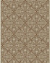 Area Rug 5x7 Rectangle Contemporary Ivory-Gray Color - Surya Basilica Rug from RugPal