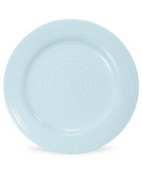 From celebrated chef and writer, Sophie Conran, comes incredibly durable dinnerware for every step of the meal, from oven to table. A ribbed texture gives this plate the charming look of traditional hand thrown pottery. Shown in white. From celebrated chef and writer, Sophie Conran, comes incredibly durable dinnerware for every step of the meal, from oven to table. A ribbed texture gives this plate the charming look of traditional hand thrown pottery. Shown in white.