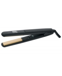 Professional-quality ceramic plates gently style frazzled hair, giving it a sleeker, smoother appearance for more manageable tresses. The rapid heat-up and recovery of this high-powered flat iron let you gloss over your hair quickly and set in permanent shine on a variety of styles, like flips, curls and waves. 1-year limited warranty. Model PBST2909N4. Professional-quality ceramic plates gently style frazzled hair, giving it a sleeker, smoother appearance for more manageable tresses. The rapid heat-up and recovery of this high-powered flat iron let you gloss over your hair quickly and set in permanent shine on a variety of styles, like flips, curls and waves. 1-year limited warranty. Model PBST2909N4.