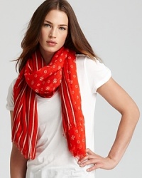 Tory Burch pays homage to the college look-along with her signature logo- in this bright take on studied style. Tory Burch pays homage to the college look-along with her signature logo- in this bright take on studied style.