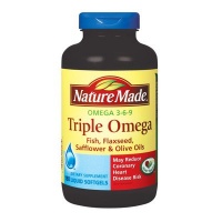 Nature Made Triple Omega 3 6 9 - Fish, Flaxseed, Safflower & Olive Oils - 180ct Nature Made Triple Omega 3 6 9 - Fish, Flaxseed, Safflower & Olive Oils - 180ct
