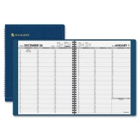 AT-A-GLANCE Recycled Weekly Appointment Book, 8 x 11 Inches, Navy, 2013 (70-950-20)