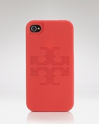 Tory Burch has dressed up this functional hardshell case in the brand's signature logo, designed exclusively for the iPhone 4. It's a sure conversation piece.