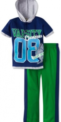 Little Rebels Boys 2-7 2 Piece Varsity Champions Tricot Pant Set, Dark Blue, 4T Little Rebels Boys 2-7 2 Piece Varsity Champions Tricot Pant Set, Dark Blue, 4T