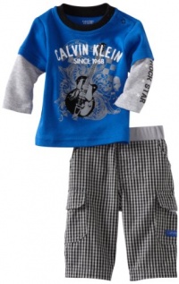Calvin Klein Baby-Boys Newborn Twofer Top With Pants Calvin Klein Baby-Boys Newborn Twofer Top With Pants