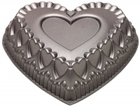 Wilton Dimensions Cast-Aluminum Nonstick Crown of Hearts Pan Wilton Dimensions Cast-Aluminum Nonstick Crown of Hearts Pan