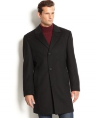 A coat that covers almost any situation: The Buxton, a traditionally tailored topcoat from IZOD, made from a warm and sturdy wool blend. A coat that covers almost any situation: The Buxton, a traditionally tailored topcoat from IZOD, made from a warm and sturdy wool blend.