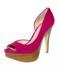 Bolder is always better, especially when it comes to shoes. The Denise platform pumps by INC International Concepts make sure you're noticed with their sultry suede and stacked platform. Bolder is always better, especially when it comes to shoes. The Denise platform pumps by INC International Concepts make sure you're noticed with their sultry suede and stacked platform.