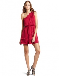 BCBGeneration Women's One Shoulder Ruffle Dress BCBGeneration Women's One Shoulder Ruffle Dress