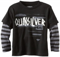 Quiksilver Boys 2-7 Regulator Kids Twofer Shirt, Black Stripe, Small Quiksilver Boys 2-7 Regulator Kids Twofer Shirt, Black Stripe, Small