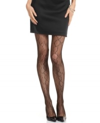 Opt for an exotic take on accessorizing with these posh, python print tights from Hot Sox. Sheer, chic and impossibly eye-catching, they add instant allure to your evening or office attire. Opt for an exotic take on accessorizing with these posh, python print tights from Hot Sox. Sheer, chic and impossibly eye-catching, they add instant allure to your evening or office attire.