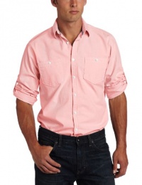 Marc New York Men's Casual Solid Twill Shirt