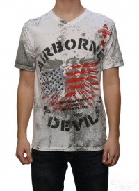 Retrofit Men's Short Sleeve V-Neck T-Shirt White Retrofit Men's Short Sleeve V-Neck T-Shirt White