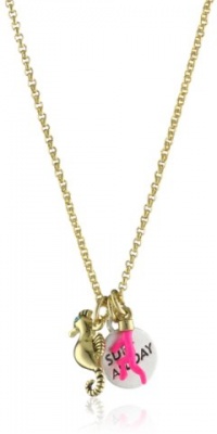 Juicy Couture Beach Bling Seahorse Charmy Multi-Necklace Juicy Couture Beach Bling Seahorse Charmy Multi-Necklace