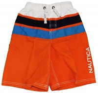 Boy's Orange Pull-On Swim Shorts/Swimwear - Nautica S(8Y) M(10-12Y) L(14/16) XL(18-20Y) Boy's Orange Pull-On Swim Shorts/Swimwear - Nautica S(8Y) M(10-12Y) L(14/16) XL(18-20Y)