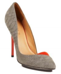Interesting patterns always win. L.A.M.B.'s Harlie II single sole pumps feature a dramatic sole that's sure to get attention. Interesting patterns always win. L.A.M.B.'s Harlie II single sole pumps feature a dramatic sole that's sure to get attention.