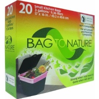 Indaco Manufacturing 41201 Bag-To-Nature Compostable Bag And Liner Indaco Manufacturing 41201 Bag-To-Nature Compostable Bag And Liner