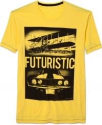 It's time to upgrade your summer style. Stay current and cool with this graphic t-shirt from Calvin Klein Jeans. It's time to upgrade your summer style. Stay current and cool with this graphic t-shirt from Calvin Klein Jeans.