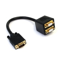 StarTech.com VGASPL1VV 1-Feet VGA to 2x VGA Video Splitter Cable - M/F StarTech.com VGASPL1VV 1-Feet VGA to 2x VGA Video Splitter Cable - M/F