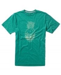 With a cool graphic on front, this Quiksilver raises the fun quotient in your casual wardrobe.