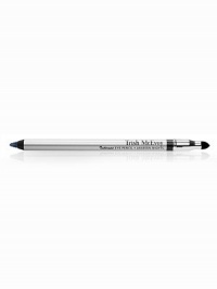 Trish's intensely pigmented, longest-wearing gel eye liner in pencil form glides on effortlessly inside or outside the lash line for high-powered definition while the built-in sponge tip perfectly softens liner for an easy smokey eye. The complimentary sharpener ensures the ideal shape for the best application. Smudge-proof, long-wear, color-true. Trish's intensely pigmented, longest-wearing gel eye liner in pencil form glides on effortlessly inside or outside the lash line for high-powered definition while the built-in sponge tip perfectly softens liner for an easy smokey eye. The complimentary sharpener ensures the ideal shape for the best application. Smudge-proof, long-wear, color-true.