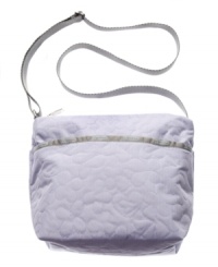 Get ready to take on the day with this quilted crossbody design from LeSportsac. This travel-ready style features a comfortable strap, adorable all-over quilting and conveniently placed pockets. Get ready to take on the day with this quilted crossbody design from LeSportsac. This travel-ready style features a comfortable strap, adorable all-over quilting and conveniently placed pockets.